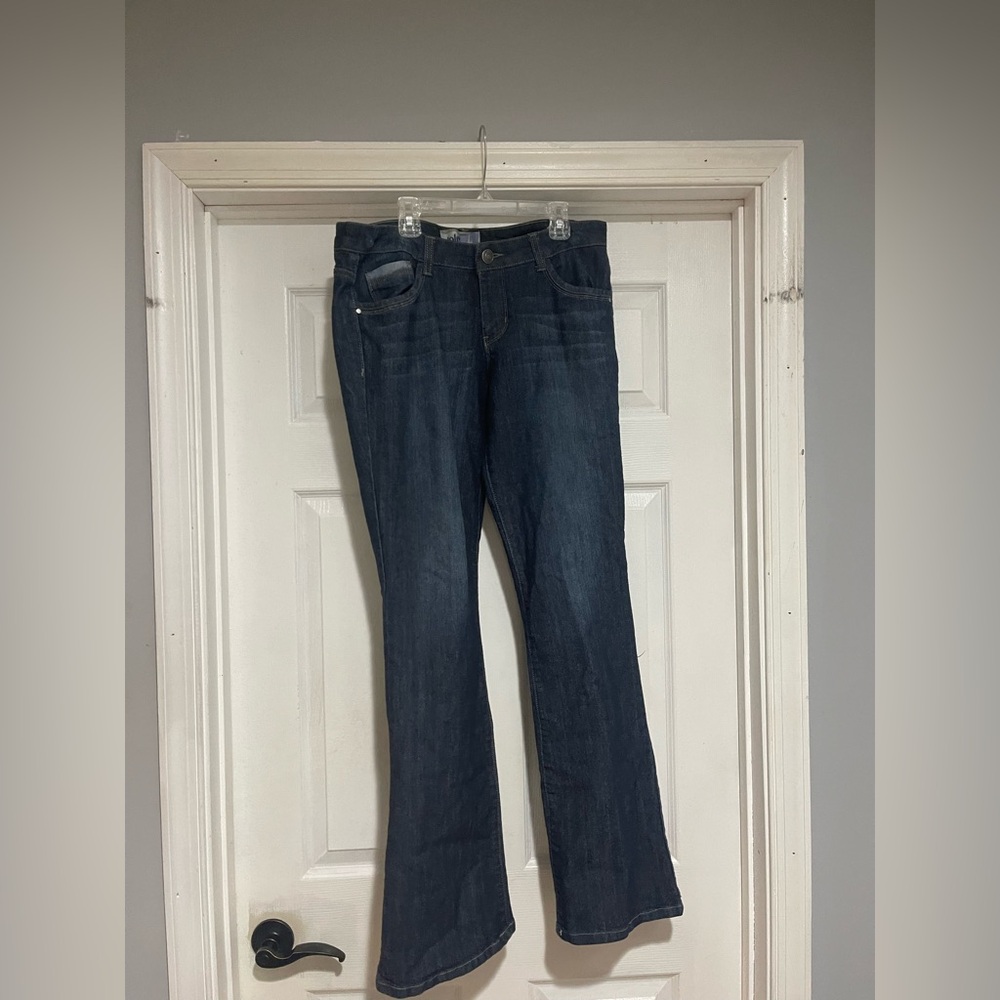 Jolt Dark Blue Flare Women's Jeans